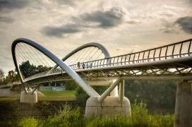 Tiszavirág híd Szolnok