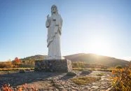 Áldó Krisztus szobor Tarcal