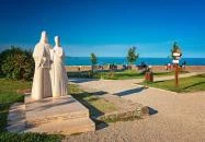 I. András és Anasztázia Hercegnő szobra Tihany