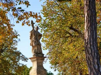 Nepomuki Szent János tihanyi szobra Tihany