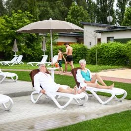 Barack Thermal Apartmanok Tiszakécske - Medence/kert