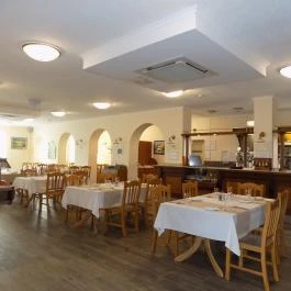 Land-Plan Hotel & Restaurant Töltéstava - Vendéglátás