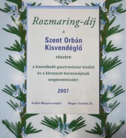 Szent Orbán Kisvendéglő