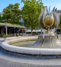 3. legjobb látnivaló: Göcseji tulipán-szökőkút