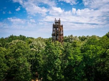 Zselici Csillagpark kilátója Zselickisfalud