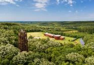 Zselici Csillagpark kilátója Zselickisfalud